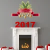 Image de Kerstlintsticker - Kerststickers - Feestelijke decoraties - 30x50cm