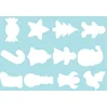Image de Elektrostatische kerststickers - Kerstraamstickers - feestdecoraties - 15x25cm