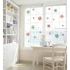 Image de Rode sneeuwvlokstickers - Kerststickers - Feestelijke decoraties