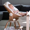 Image de Childhome Evolu Newborn zitje - Verstelbare Kinderstoel - 5-punts gordel - Hout - Wit - 48 x 50 x 38 cm
