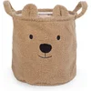 Image de Childhome - Opbergmand - 30x30x30 Cm - Teddy - Bruin - Speelgoedmand - Wasmand