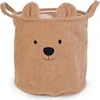 Image de Childhome - Opbergmand - 40x40x40 Cm - Teddy - Bruin - Speelgoedmand - Wasmand