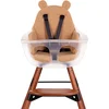 Image de Childhome Evolu Stoelverkleiner - Stoelverhoger voor kinderen - Kussen voor kinderstoel - Teddy Bruin - 58 x 65 x 2.5 cm