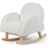 Image de Childhome Schommelstoel - Teddy Ecru - Comfortabel & Stijlvol - Perfect voor Kinderen