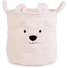 Image de Childhome - Opbergmand - 40x40x40 Cm - Teddy - Ecru - Wasmand - Speelgoedmand
