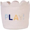 Image de Childhome Flower Collection - Opbergmand - Speelgoedmand - Bloem - 35x35x35cm - Wit