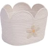 Image de Childhome - Flower Collection - Opbergmand - Bloem - 30x20x14 - Wit