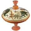 Image de Egmont Toys bromtol metaal dinosaurus - speelgoed tol 18 cm.