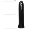 Image de All Black Klassieke zwarte dildo 22.5 cm