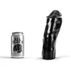 Image de All Black  Zwarte realistische dildo - 20 cm