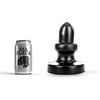 Image de All Black Buttplug 17 cm - zwart