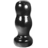 Image de Dark Crystal Bollen Buttplug 14,5 x 6 cm - zwart