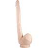 Image de 515 line - Dildo - Lengte 30.5 cm - Diameter 3.3 cm - Met Zuignap - Beige-roze