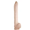Image de 515 line - Dildo - Lengte 37 cm - Diameter 4.4 cm - Met Zuignap - Beige-roze