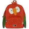 Image de Trixie Rugzak - Mr. Parrot - Schooltas Waterafstotend - Boekentas voor Kind - Voor Jongens en Meisjes - Geschikt als Gymtas - rood