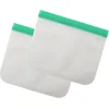 Image de Dotz set van 2 herbruikbare vershoudzakken uit Peva groen 750ml