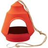 Image de Point-Virgule - Voederhuisje Voor Tuinvogels - Hangend - Oranje   18 x 17,5 x 15,5 cm