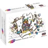 Image de Eureka houten legpuzzel Kat - kleurrijke 2D puzzel 99 stukjes.