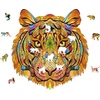 Image de Eureka 2D RainboWooden houten legpuzzel Tijger - 138 stukjes