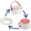 Image de DotBaby Dot.pot - 3-in1 - Plaspotje + wc-verkleiner + opstapje - Pink Red
