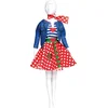 Image de Dress Your Doll - Making Couture Outfit kit Lucy Polka Dots - Voor pop van 29cm - PN-0164659