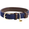 Image de Kentucky Dogwear - Gevlochten Nylon Hondenhalsband - Navy - XS - 37 cm - Hondenriem
