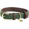 Image de Kentucky Dogwear - Hondenhalsband - Gevlochten Nylon - Olijfgroen - Maat L - 62cm - Hondenriem