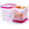 Image de Tupperware Freezer Mates 2 stuks - Diepvriesdozenset -Voedselbakjes voor de vriezer - BPA-vrij - 2 x 1,1 Liter - Roze