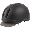 Image de Polisport Commuter fietshelm - Maat M (54-58cm) - Mat Zwart/grijs
