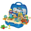 Image de Giros Bouwset Koffer 39 Stukken Blauw Kinderen