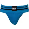 Image de Barcode Berlin Andreus Jockstrap Blue-Black - MAAT M - Heren Ondergoed - Jockstrap voor Man - Mannen Jock