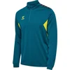 Image de Hummel Trainingsjacke Hmlauthentic Half Zip Sweat Blue Coral/Sulphur Spring-L