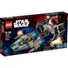 Image de LEGO Star Wars Darth Vaders TIE Advanced tegen de A-Wing Starfighter 75150