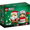 Image de Lego Brickheadz 40274 Kerstman en kerstvrouw