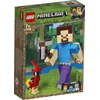 Image de LEGO Minecraft BigFig Steve met papegaai 21148