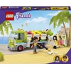 Image de LEGO 41712 Friends Recycle vrachtwagen Set met Vuilniswagen, Afvalcontainers en Minipoppetjes, Educatief Speelgoed voor Kinderen vanaf 6 Jaar