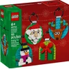 Image de LEGO Iconic - Schattige kerstversieringen Hangende Kerstdecoratie Set - 40744