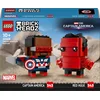 Image de LEGO Marvel Brickheadz 40668 - Captain America en Rode Hulk Figuren