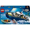 Image de LEGO® City Achtervolging met Politieboot, Drijft Echt - 60456