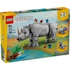 Image de LEGO Creator Wilde dieren: machtige neushoorn met vogels - 31171
