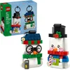 Image de LEGO Kerst 40812 - Sneeuwpopornamenten