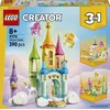 Image de LEGO® Creator 3in1 Eenhoornkasteel, Dierenspeelset, Bouw Om tot Schip of Boshut, Decoratie voor Kinderen, Fantasierijk Cadeau voor Meisjes en Jongens Vanaf 8 jaar 31175