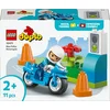 Image de LEGO DUPLO Town - Blauwe Politiemotor Educatief Montessori Speelgoed voor Kinderen - 10471