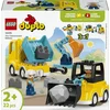 Image de LEGO Duplo Town 10475 - 3-in-1 Bouwvoertuigen - Creatief Speelgoed