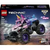Image de LEGO Technic Monster Jam Sparkle Smash speelgoedauto met terugtrekmotor.