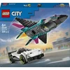 Image de LEGO City speelgoed Düsenflieger vs. Rennauto race set.