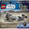 Image de LEGO Star Wars - De Mandalorian en Grogu's Speederbike Bouwpakket voor Kinderen - 75436