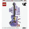 Image de LEGO Editions Olivia Rodrigo's Dubbele Gitaar Bouwpakket voor Kinderen en Tienerkamer Decoratie - 43031
