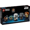 Image de LEGO Star Wars Brickheadz 40856 - De Mandalorian en Grogu: bondgenoten en schurken