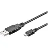 Image de Microconnect USBABMICRO1 1m USB A Micro-USB B Zwart USB-kabel